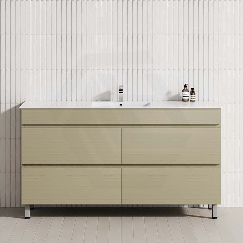 MCH 1500mm Gesso Lini  Freestanding Leg Vanity with Single Bowl
