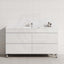 MCH 1500mm Matt White Freestanding Leg Vanity with Single Bowl