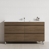 4-Drawer 1200/1500/1800mm Bathroom Freestanding Leg Vanity Single/Double Multi-Colour Cabinet Only