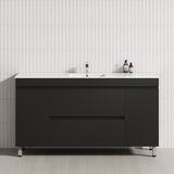 2-Drawer 2-Door 1200/1500/1800mm Bathroom Freestanding Leg Vanity Single/Double Multi-Colour Cabinet Only