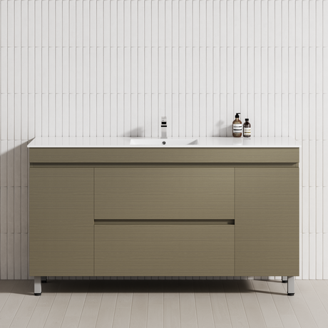 2-Drawer 2-Door 1200/1500/1800mm Bathroom Freestanding Leg Vanity Single/Double Multi-Colour Cabinet Only