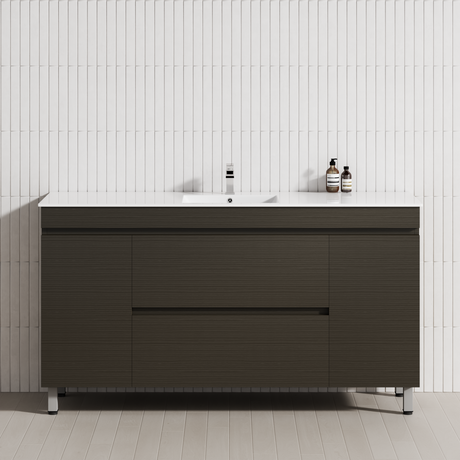 2-Drawer 2-Door 1200/1500/1800mm Bathroom Freestanding Leg Vanity Single/Double Multi-Colour Cabinet Only