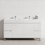 2-Door 4-Drawer 1200/1500/1800Mm Freestanding Bathroom Legs Vanity Single/Double Multi-Color