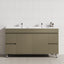 2-Door 4-Drawer 1200/1500/1800Mm Freestanding Bathroom Legs Vanity Single/Double Multi-Color