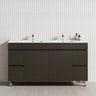 2-Door 4-Drawer 1200/1500/1800Mm Freestanding Bathroom Legs Vanity Single/Double Multi-Color