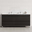 MCH 4-Drawer 1800mm Matt Black Freestanding Legs Bathroom Vanity with Double Bowls