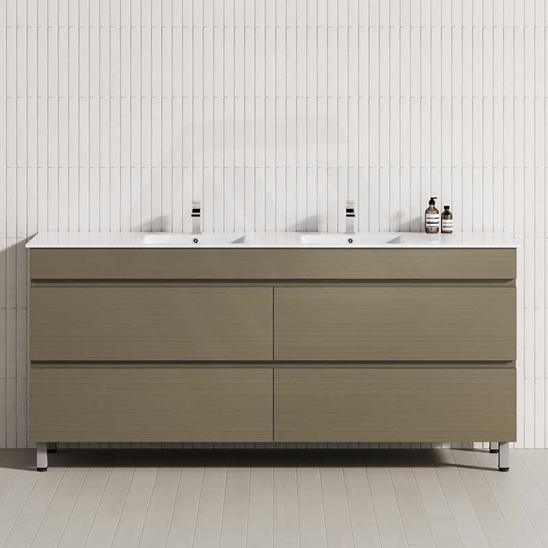 MCH 1800mm Rocco Lini Freestanding Leg Vanity with Double Bowls
