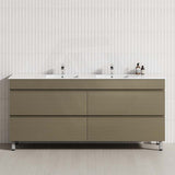 MCH 1800mm Rocco Lini Freestanding Leg Vanity with Double Bowls
