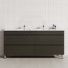 MCH 1800mm Truffle Lini Freestanding Leg Vanity with Double Bowls