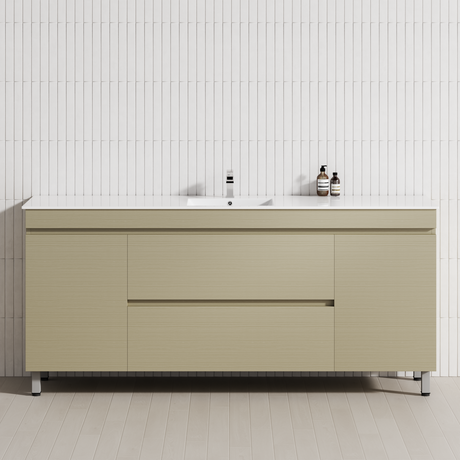 2-Drawer 2-Door 1200/1500/1800mm Bathroom Freestanding Leg Vanity Single/Double Multi-Colour Cabinet Only
