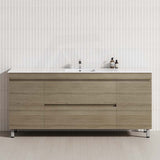 MCH 1800mm Maison Oak Freestanding Leg Vanity with Single Bowl