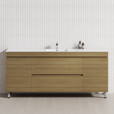 2-Drawer 2-Door 1200/1500/1800mm Bathroom Freestanding Leg Vanity Single/Double Multi-Colour Cabinet Only