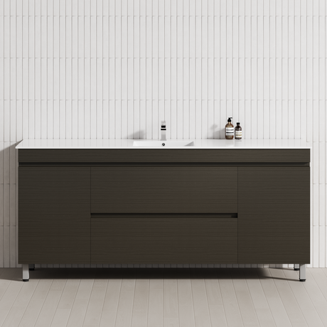 2-Drawer 2-Door 1200/1500/1800mm Bathroom Freestanding Leg Vanity Single/Double Multi-Colour Cabinet Only