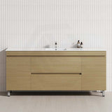MCH 2-Drawer 2-Door 1800mm Tuross Oak Wall Hung Bathroom Vanity with Single Bowl