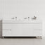 2-Door 4-Drawer 1200/1500/1800Mm Freestanding Bathroom Legs Vanity Single/Double Multi-Color