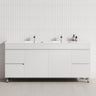 2-Door 4-Drawer 1200/1500/1800Mm Freestanding Bathroom Legs Vanity Single/Double Multi-Color