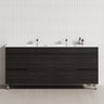 2-Door 4-Drawer 1200/1500/1800Mm Freestanding Bathroom Legs Vanity Single/Double Multi-Color