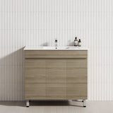 3-Door 900/1200mm Bathroom Freestanding Leg Vanity Single/Double Multi-Colour Cabinet Only