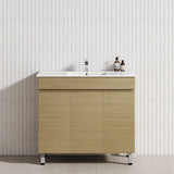3-Door 900/1200mm Bathroom Freestanding Leg Vanity Single/Double Multi-Colour Cabinet Only