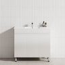 3-Door 900/1200mm Bathroom Freestanding Leg Vanity Single/Double Multi-Colour Cabinet Only