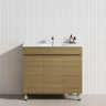 3-Door 900/1200mm Bathroom Freestanding Leg Vanity Single/Double Multi-Colour Cabinet Only