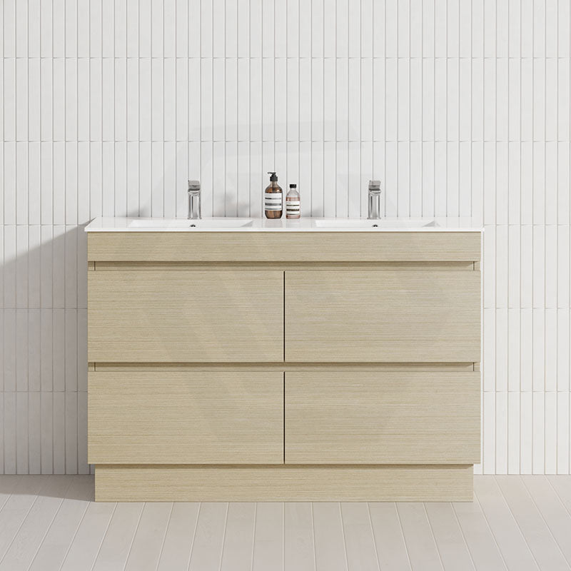 4-Drawer 1200/1500/1800mm Freestanding Bathroom Vanity Kickboard Single/Double Multi-Colour Cabinet Only