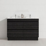4-Drawer 1200/1500/1800mm Freestanding Bathroom Vanity Kickboard Single/Double Multi-Colour Cabinet Only