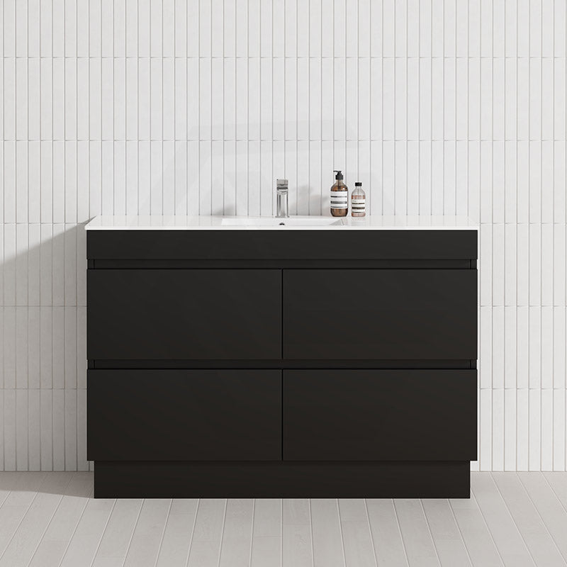 4-Drawer 1200/1500/1800mm Freestanding Bathroom Vanity Kickboard Single/Double Multi-Colour Cabinet Only