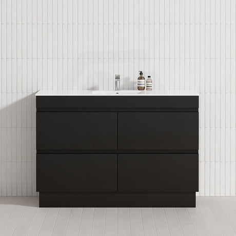 4-Drawer 1200/1500/1800mm Freestanding Bathroom Vanity Kickboard Single/Double Multi-Colour Cabinet Only