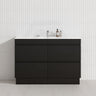 4-Drawer 1200/1500/1800mm Freestanding Bathroom Vanity Kickboard Single/Double Multi-Colour Cabinet Only