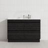 4-Drawer 1200/1500/1800mm Freestanding Bathroom Vanity Kickboard Single/Double Multi-Colour Cabinet Only