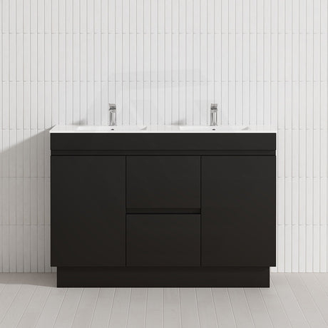 2-Door 2-Mid-Drawer 1200/1500/1800mm Freestanding Bathroom Vanity Kickboard Single/Double Multi-Colour Cabinet Only