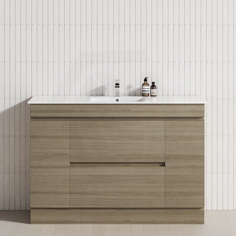 2-Door 2-Mid-Drawer 1200/1500/1800mm Freestanding Bathroom Vanity Kickboard Single/Double Multi-Colour Cabinet Only