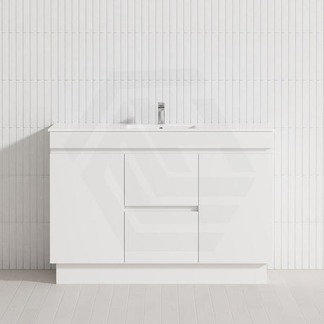 2-Door 2-Mid-Drawer 1200/1500/1800mm Freestanding Bathroom Vanity Kickboard Single/Double Multi-Colour Cabinet Only