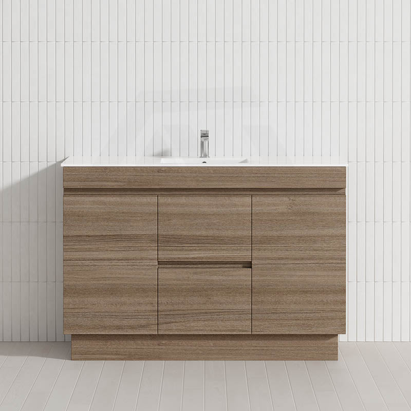 2-Door 2-Mid-Drawer 1200/1500/1800mm Freestanding Bathroom Vanity Kickboard Single/Double Multi-Colour Cabinet Only
