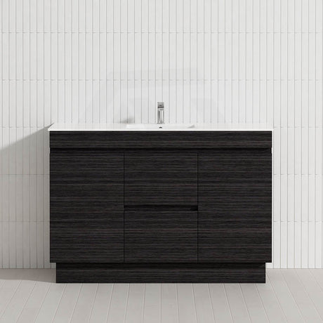 2-Door 2-Mid-Drawer 1200/1500/1800mm Freestanding Bathroom Vanity Kickboard Single/Double Multi-Colour Cabinet Only