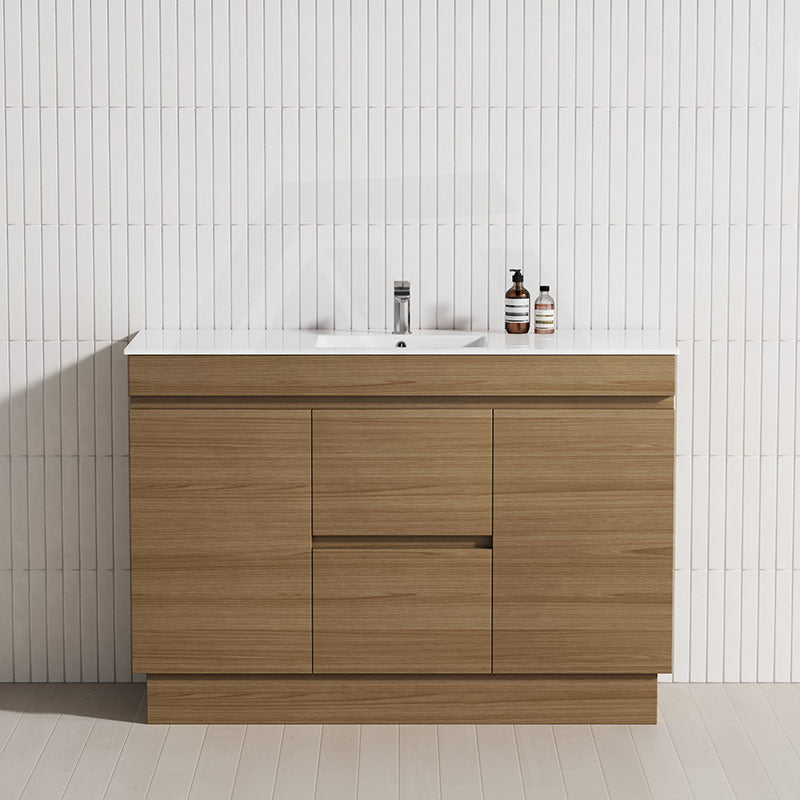 2-Door 2-Mid-Drawer 1200/1500/1800mm Freestanding Bathroom Vanity Kickboard Single/Double Multi-Colour Cabinet Only
