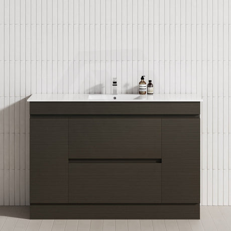 2-Door 2-Mid-Drawer 1200/1500/1800mm Freestanding Bathroom Vanity Kickboard Single/Double Multi-Colour Cabinet Only