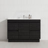 1-Door 4-Drawer 1200mm Freestanding Bathroom Vanity Kickboard Single Multi-Colour Cabinet Only