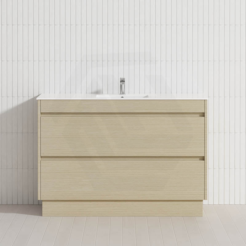 2-Drawer 600/750/900/1200mm Freestanding Bathroom Vanity Kickboard Single Multi-Colour Cabinet Only