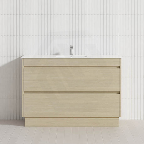 2-Drawer 600/750/900/1200mm Freestanding Bathroom Vanity Kickboard Single Multi-Colour Cabinet Only