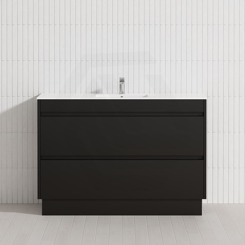 2-Drawer 600/750/900/1200mm Freestanding Bathroom Vanity Kickboard Single Multi-Colour Cabinet Only