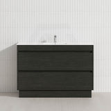 2-Drawer 600/750/900/1200mm Freestanding Bathroom Vanity Kickboard Single Multi-Colour Cabinet Only