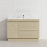 1200mm Freestanding Bathroom Vanity with Legs/Kickboard 2-Drawer 1-Door Multi-Colour Cabinet Only