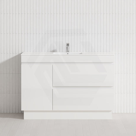 1200mm Freestanding Bathroom Vanity with Legs/Kickboard 2-Drawer 1-Door Multi-Colour Cabinet Only