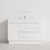 1200mm Freestanding Bathroom Vanity with Legs/Kickboard 2-Drawer 1-Door Multi-Colour Cabinet Only