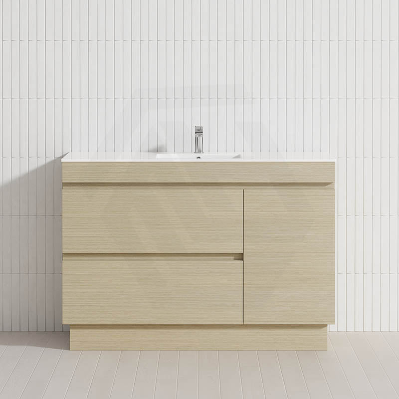 1200mm Freestanding Bathroom Vanity with Legs/Kickboard 2-Drawer 1-Door Multi-Colour Cabinet Only