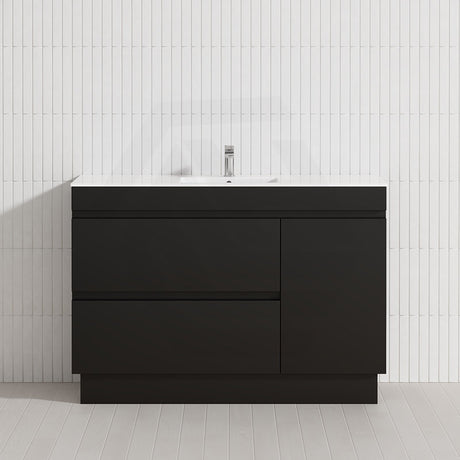 1200mm Freestanding Bathroom Vanity with Legs/Kickboard 2-Drawer 1-Door Multi-Colour Cabinet Only