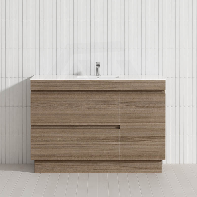 1200mm Freestanding Bathroom Vanity with Legs/Kickboard 2-Drawer 1-Door Multi-Colour Cabinet Only