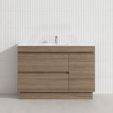 1200mm Freestanding Bathroom Vanity with Legs/Kickboard 2-Drawer 1-Door Multi-Colour Cabinet Only